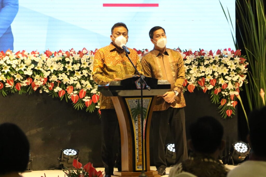 Gubernur Olly dan Wagub Kandouw menyampaikan optimisme membangun Sulut makin maju di periode kedua.
