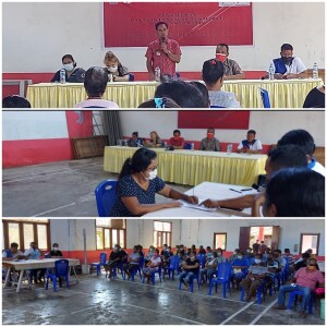 Proses penyaluran Bantuan Langsung Tunai di Desa Gangga Satu, Kecamatan Likupang Barat.