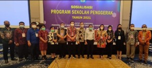 Kadis Olfy Kalengkongan, S.Pd M.MPd saat mengikuti sosialisasi PSP di Jakarta yang berlangsung sejak Senin tanggal 14 hingga Rabu 16 Juni 2021 di Jakarta.