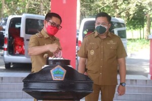 Bupati Joune Ganda bersyukur HUT ke 50 Tahun, Selasa 27 Juli 2021.