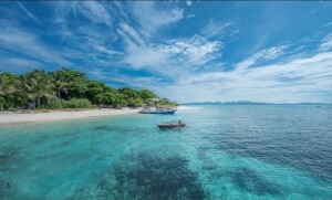 Keindahan di Pulau Gangga, Kecamatan Likupang Barat, Kabupaten Minahasa Utara.