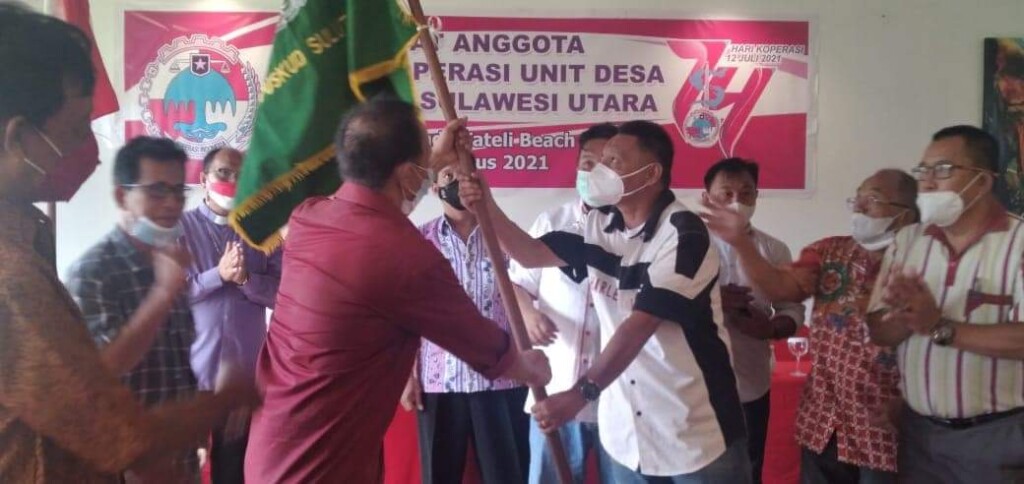 Penyerahan Pataka PUSKUD Sulut, Sabtu (14/08/2021)
