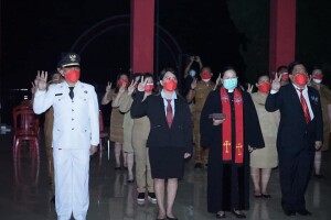 Foto: Pengambilan Sumpah ASN di Lingkup Pemkab Minut.