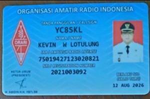 KTA Organisasi Amatir Radio Indonesia (ORARI)