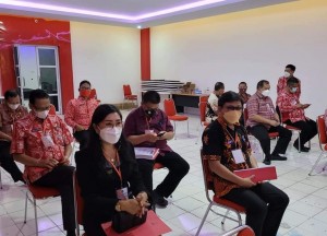 Pejabat Eselon II Pemkab Minut saat mengikuti Job Fit.