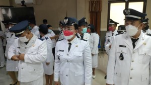 Tampak, para penjabat Kumtua yang dilantik.