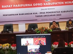 Ruang Sidang DPRD Minut.