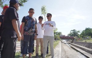 Penghijauan Drainase di KEK Likupang
