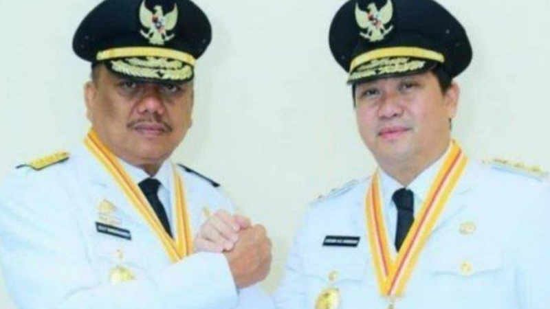 Gubernur Olly Dondokambey SE dan Wakil Gubernur Drs Steven OE Kandouw