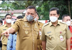 Gubernur Sulut Olly Dondokambey dan Wagub Steven Kandouw