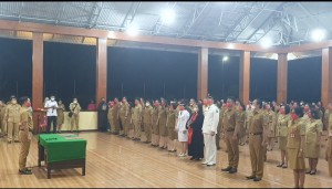 Rolling Pejabat Struktural dan Ratusan Kepala Sekolah di lingkungan Pemkab Minut 27 September 2021 lalu.